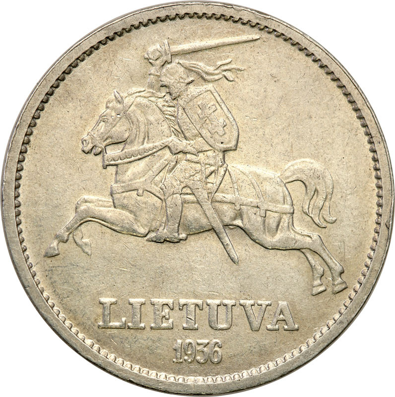 Litwa. 10 litów 1936 Książę Witold